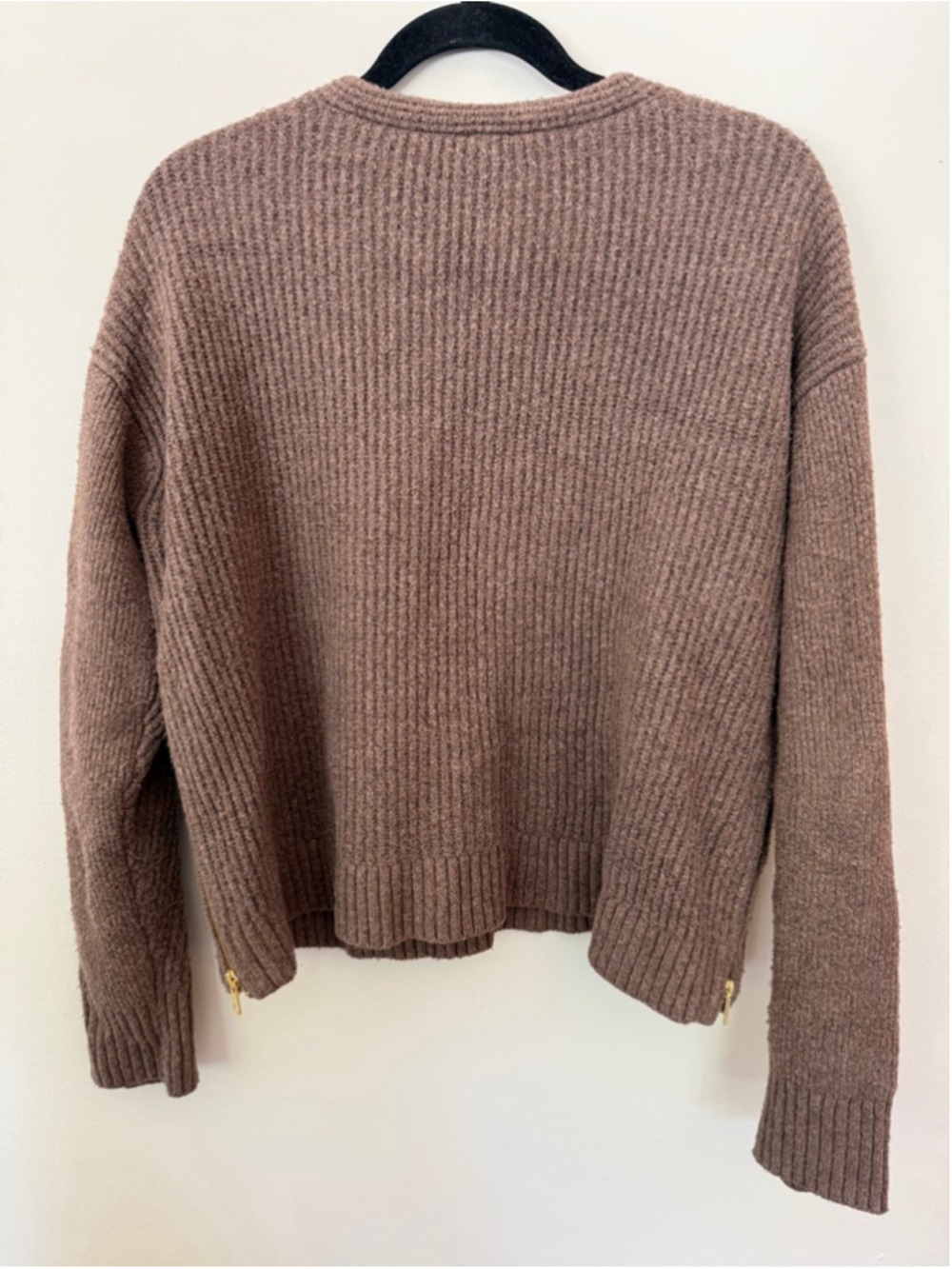 CAbi Mocha Pullover Brown Sweater Size M EUC - Picture 6 of 7